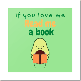 If You Love Me Read Me a Book Posters and Art